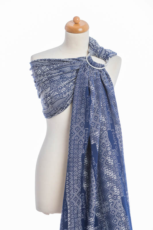 Ringsling, Jacquard Weave (100% cotton), with gathered shoulder - FOR PROFESSIONAL USE EDITION - ENIGMA 1.0 - long 2.1m #babywearing