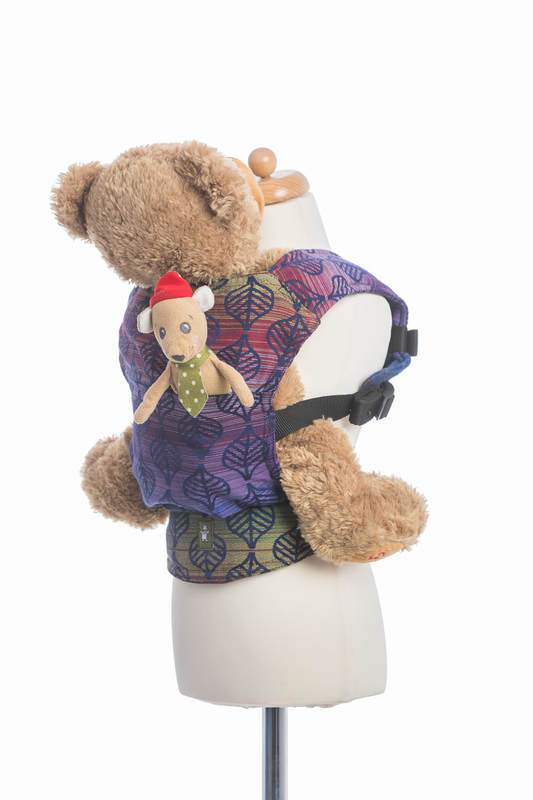 Doll Carrier made of woven fabric (100% cotton) - DAHLIA PETALS #babywearing
