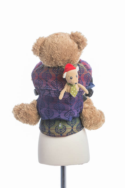 Doll Carrier made of woven fabric (100% cotton) - DAHLIA PETALS #babywearing