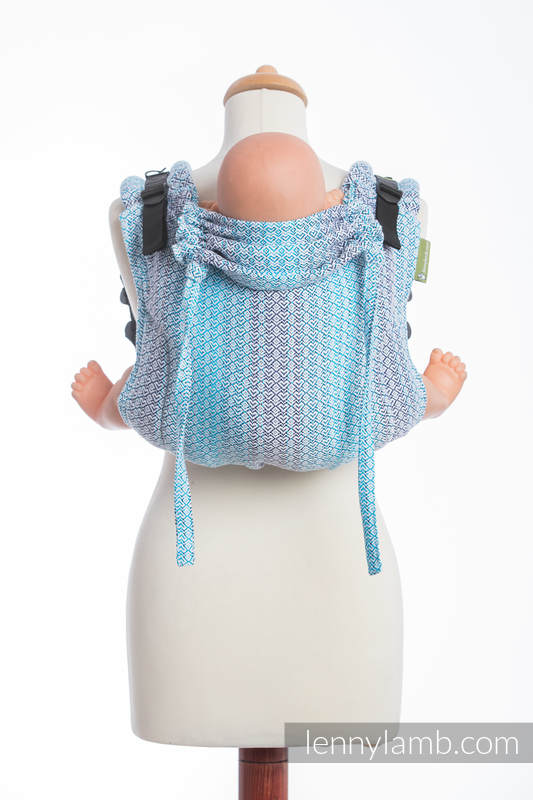 Lenny Buckle Onbuhimo baby carrier, standard size, jacquard weave (100% cotton) - LITTLE LOVE BREEZE #babywearing
