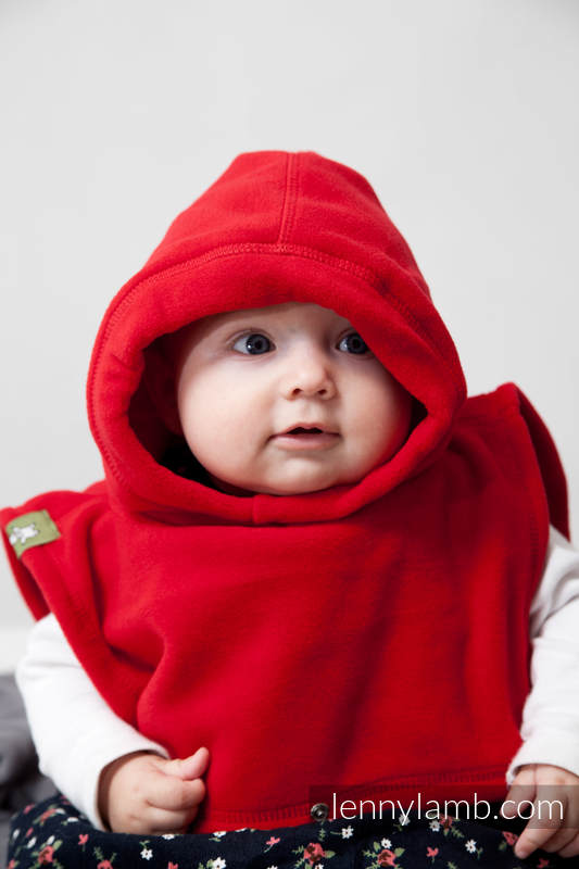 Turtleneck for two - red #babywearing