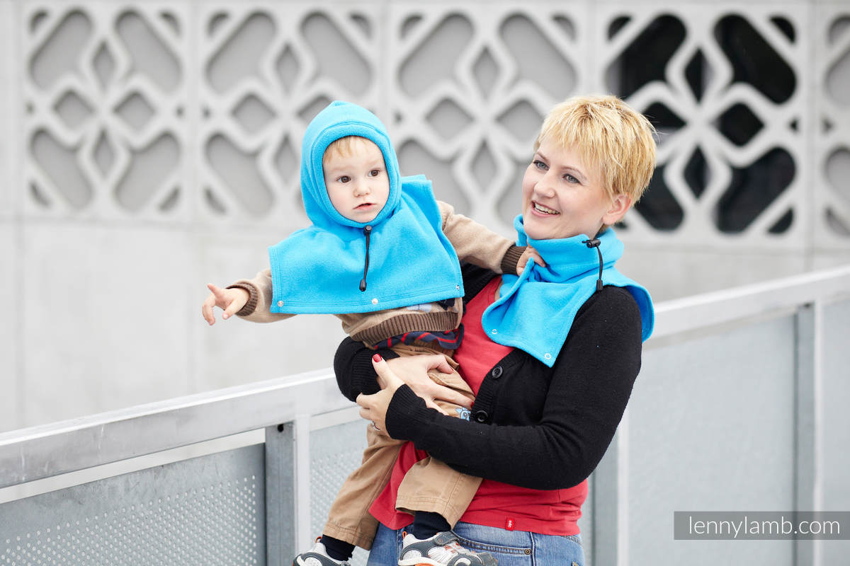 Mutter-Kind Schal - TÜRKIS  #babywearing