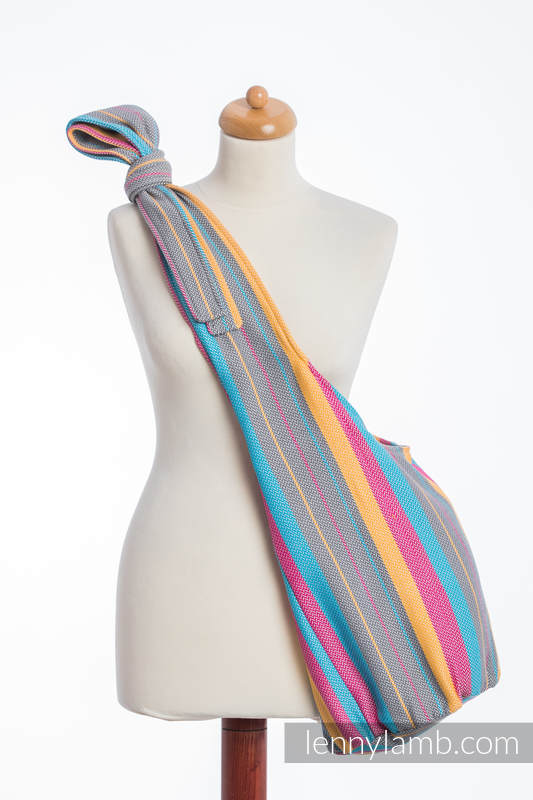 Hobo Tasche, hergestellt vom gewebten Stoff (100% Baumwolle) - LITTLE HERRINGBONE DAYLIGHTS  #babywearing