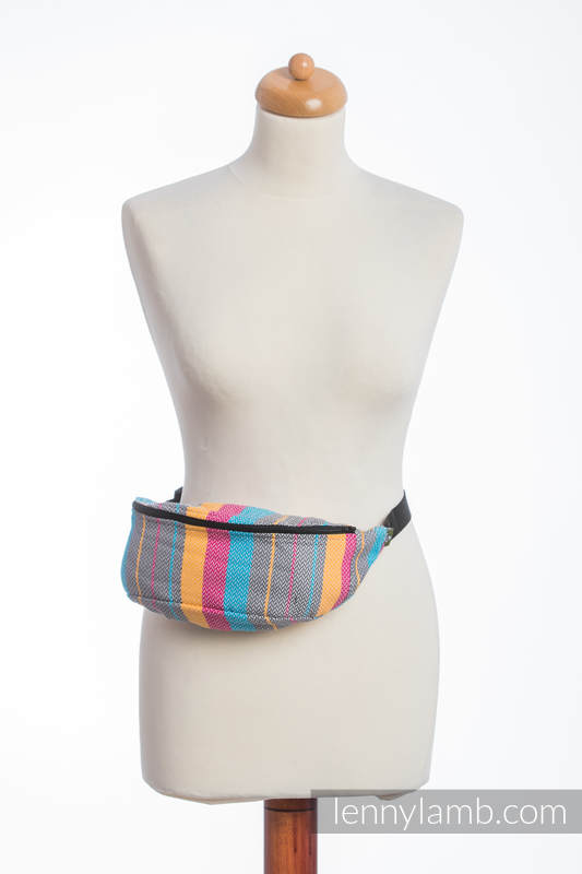 Waist Bag made of woven fabric, (100% cotton) - LITTLE HERRINGBONE DAYLIGHTS  #babywearing