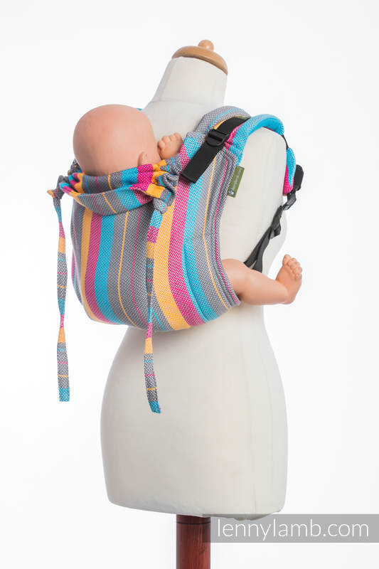 Onbuhimo SAD LennyLamb, talla estándar, tejido espiga (100% algodón) - LITTLE HERRINGBONE DAYLIGHTS #babywearing