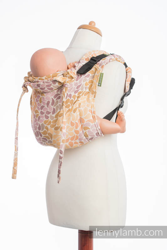 Lenny Buckle Onbuhimo baby carrier, standard size, jacquard weave (100% cotton) - COLORS OF FALL   #babywearing