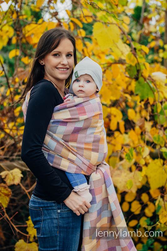 Baby Wrap, Crackle Weave (100% cotton) - QUARTET  - size S (grade B) #babywearing