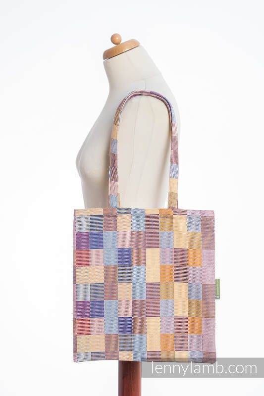 Einkaufstasche, hergestellt aus gewebtem Stoff (100% Baumwolle) - QUARTET #babywearing