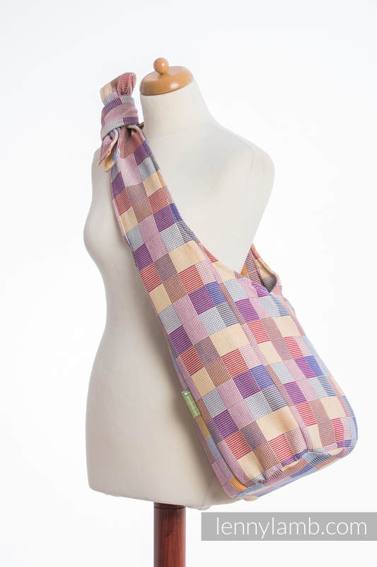 Hobo Bag made of woven fabric, 100% cotton - QUARTET  #babywearing