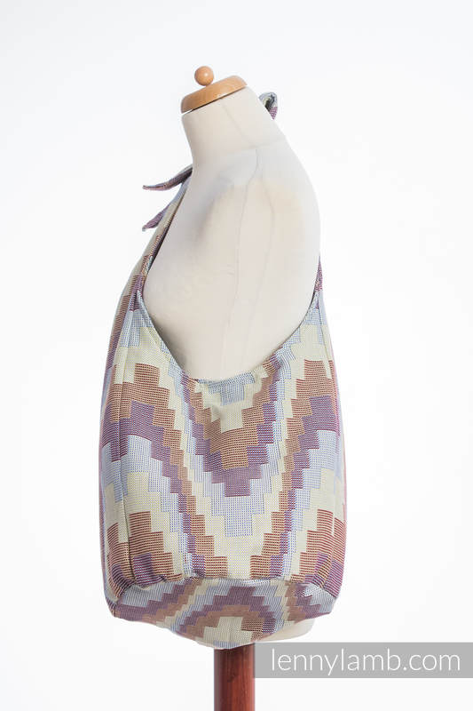 Hobo Bag made of woven fabric, 100% cotton - TRIO  #babywearing
