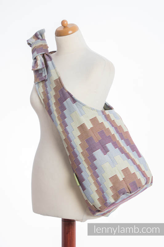 Hobo Tasche, hergestellt vom gewebten Stoff (100% Baumwolle) - TRIO #babywearing