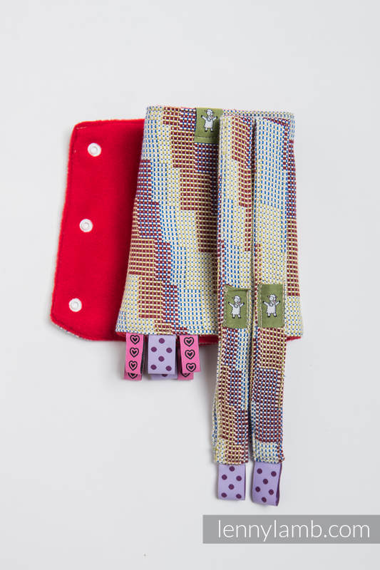 Nakładki ochronne na pasy ramienne, (60% bawełna, 40% poliester) - Zestaw - TRIO  #babywearing
