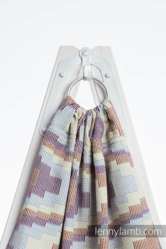 Ringsling, Crackle Weave (100% cotton) - with gathered shoulder - TRIO  - long 2.1m #babywearing
