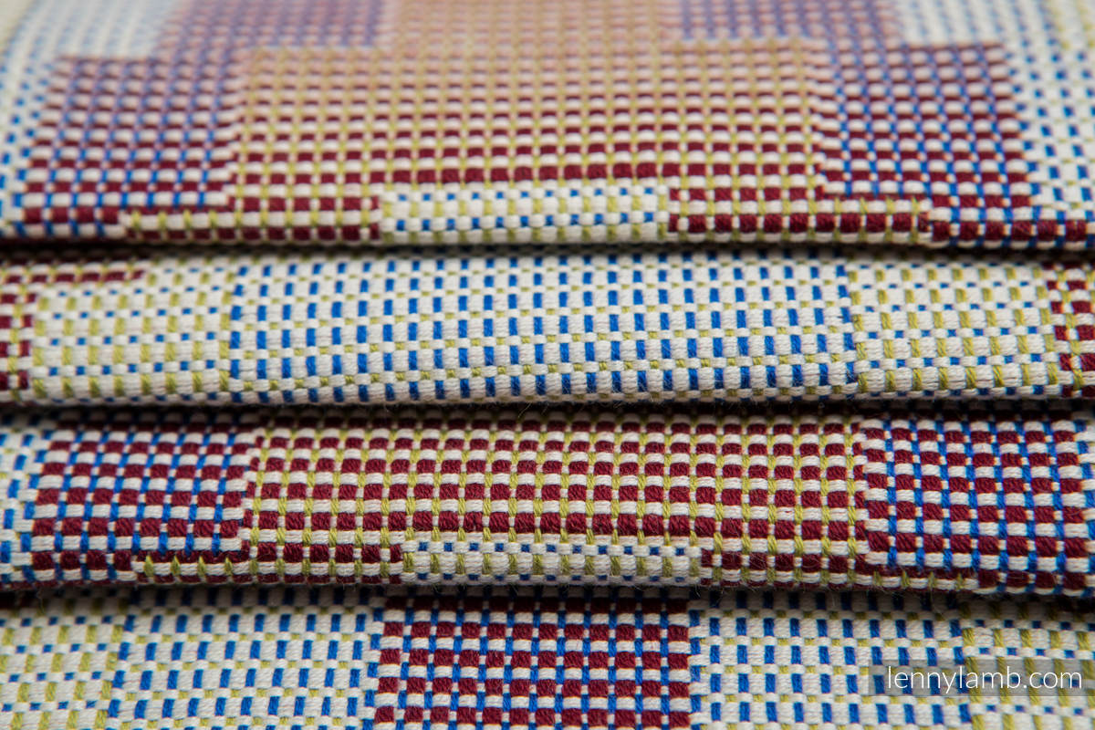 Fular, tejido crackle (100% algodón) - TRIO - talla XL #babywearing