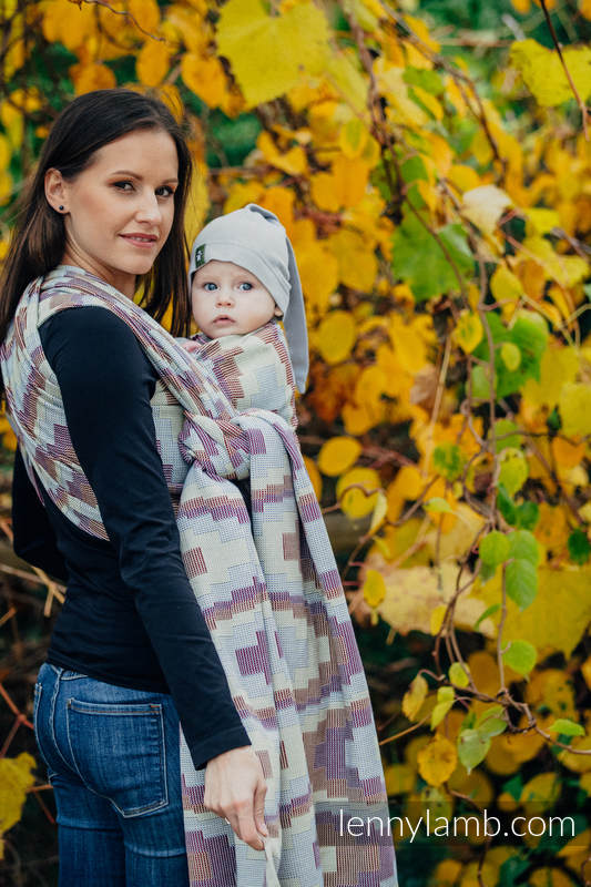 Baby Wrap, Crackle Weave (100% cotton) - TRIO  - size XL #babywearing