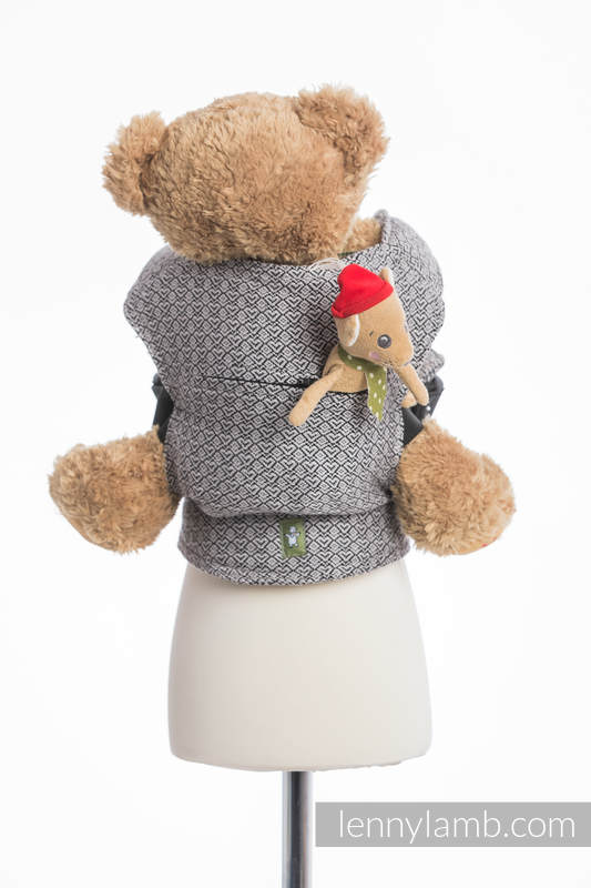 Nosidełko dla lalek z tkaniny chustowej - LITTLE LOVE - TAJEMNICA #babywearing