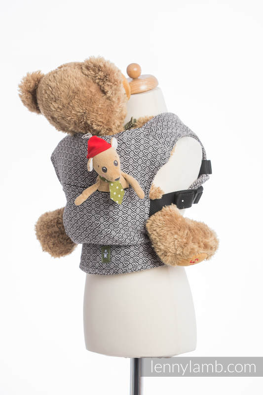 Doll Carrier made of woven fabric, 100% cotton - LITTLE LOVE - MYSTERY #babywearing