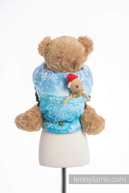 Doll Carrier made of woven fabric, 100% cotton - SNOW QUEEN #babywearing