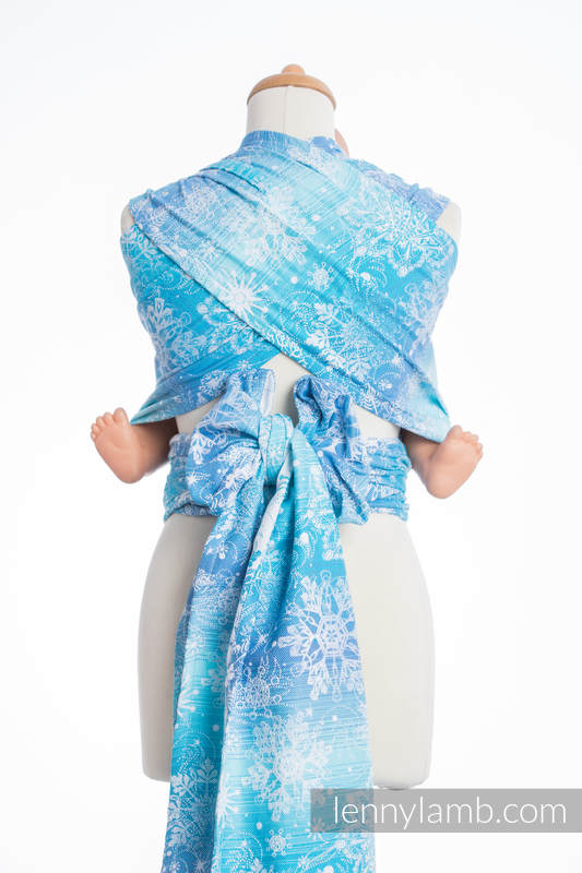 WRAP-TAI carrier Toddler with hood/ jacquard twill / 100% cotton / SNOW QUEEN #babywearing