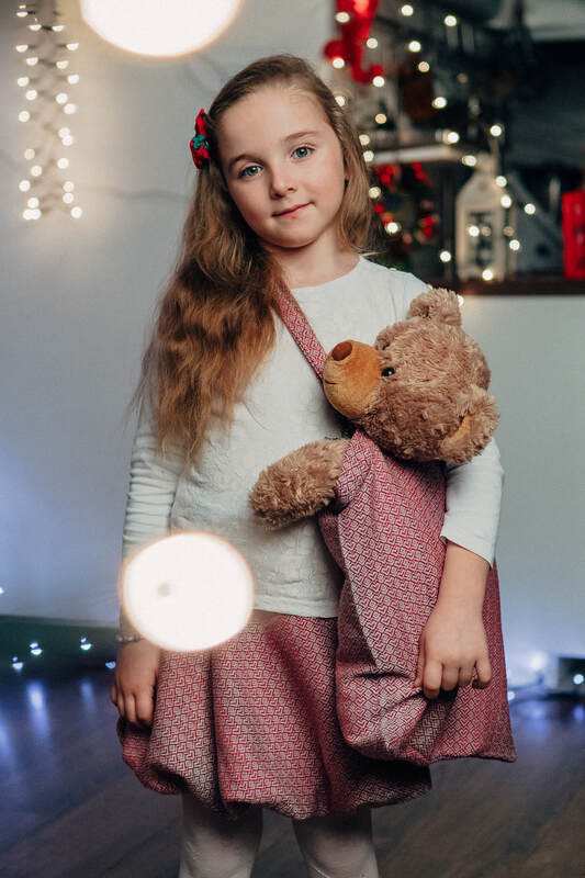 Shopping bag made of wrap fabric (100% cotton) - LITTLE LOVE - MAGICAL MOMENTS #babywearing