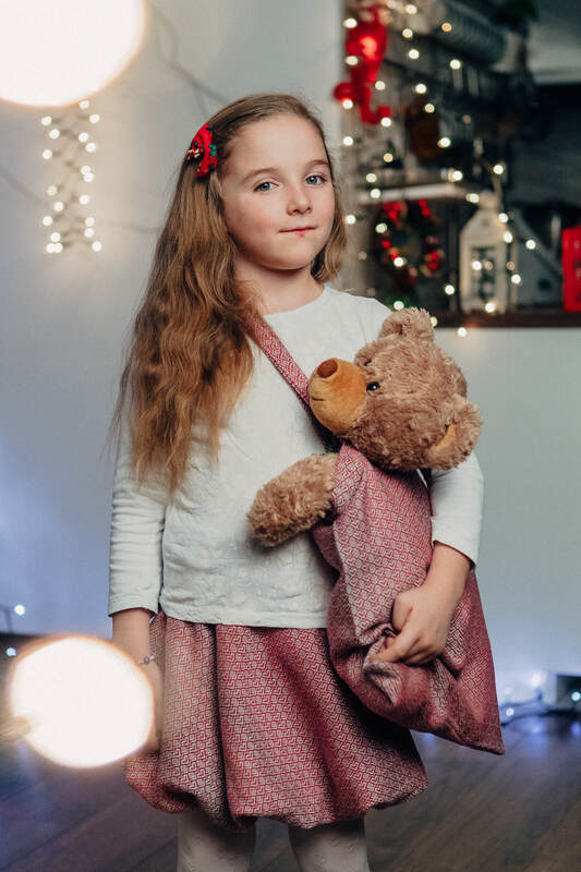 Shopping bag made of wrap fabric (100% cotton) - LITTLE LOVE - MAGICAL MOMENTS #babywearing