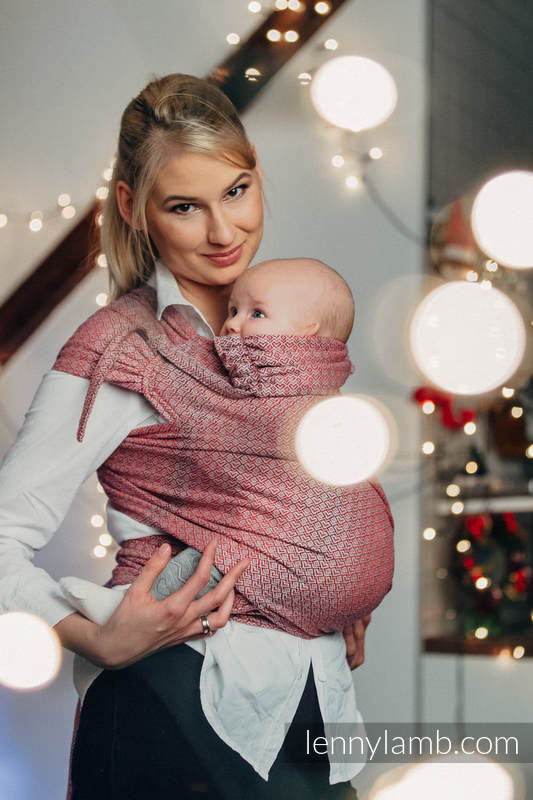 WRAP-TAI carrier Mini with hood/ jacquard twill / 100% cotton / LITTLE LOVE - MAGICAL MOMENTS #babywearing