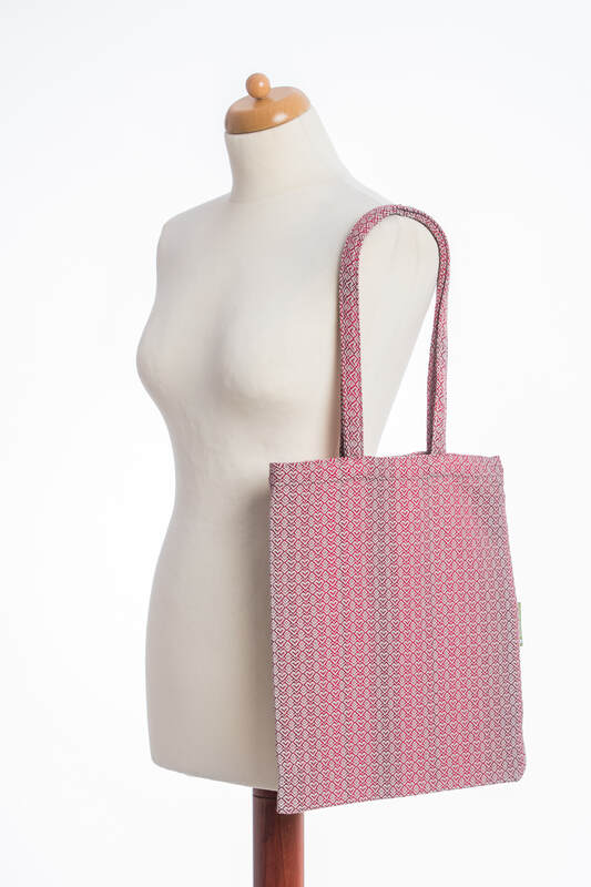 Shopping bag made of wrap fabric (100% cotton) - LITTLE LOVE - MAGICAL MOMENTS #babywearing