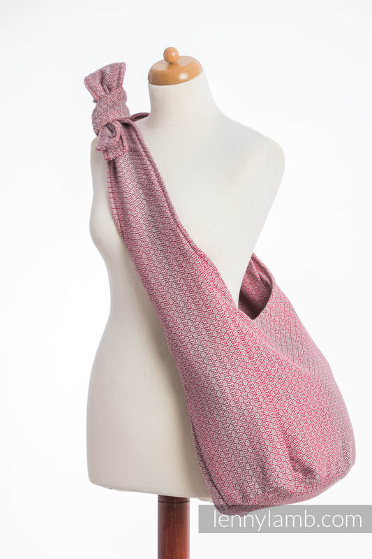 Hobo Bag made of woven fabric, 100% cotton - LITTLE LOVE - MAGICAL MOMENTS #babywearing
