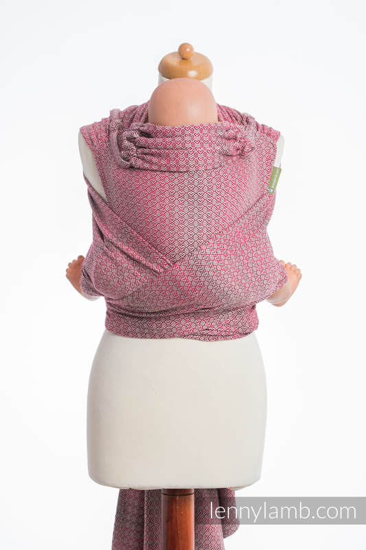 WRAP-TAI carrier Mini with hood/ jacquard twill / 100% cotton / LITTLE LOVE - MAGICAL MOMENTS #babywearing