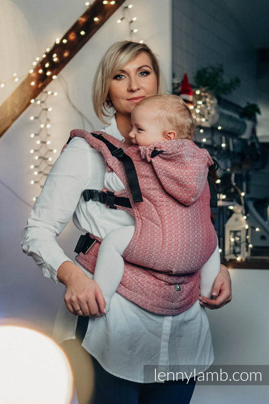 Ergonomic Carrier, Toddler Size, jacquard weave 100% cotton - LITTLE LOVE - MAGICAL MOMENTS - Second Generation #babywearing