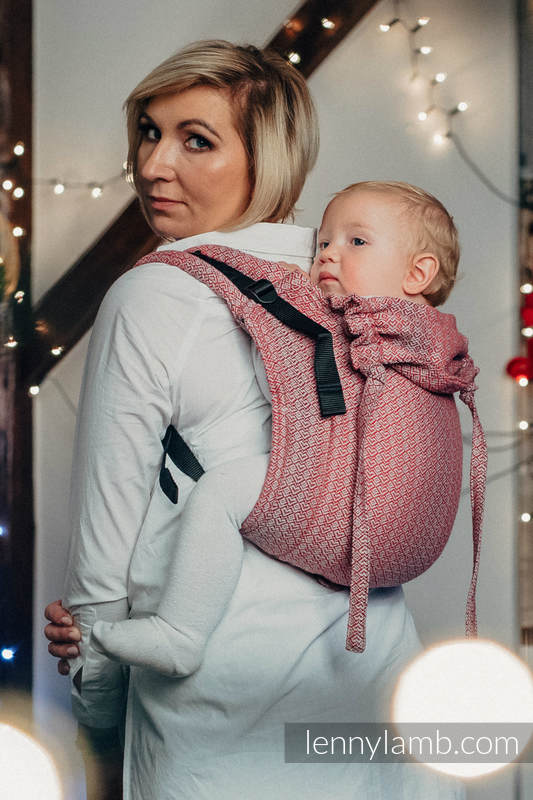 Lenny Buckle Onbuhimo baby carrier, standard size, jacquard weave (100% cotton) - LITTLE LOVE - MAGICAL MOMENTS #babywearing