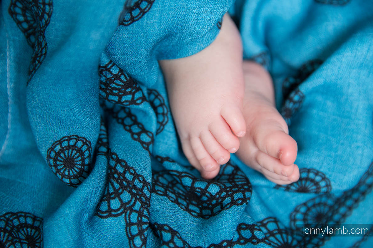 Zestaw Otulaczy Bambusowych - TĘCZOWA KORONKA, BOSKA KORONKA REWERS #babywearing