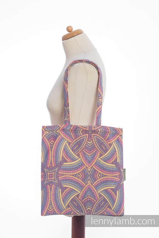 Einkaufstasche, hergestellt aus gewebtem Stoff (100% Baumwolle) - ILLUMINATION LIGHT (grad B) #babywearing