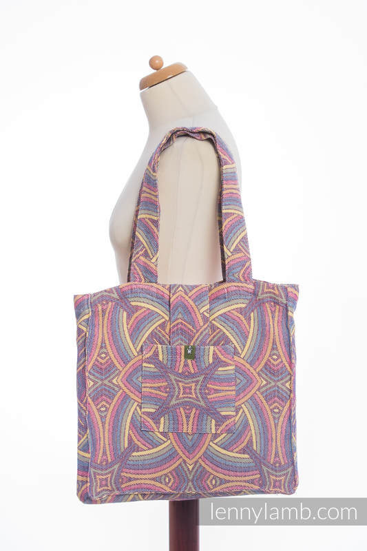 Shoulder bag made of wrap fabric (100% cotton) - ILLUMINATION LIGHT - standard size 37cmx37cm #babywearing