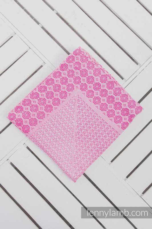 Woven Blanket (60% cotton, 40 merino wool) - Pink #babywearing