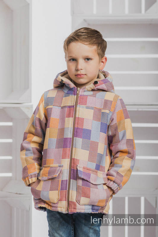 Manteau pour garçons - taille 134 - QUARTET avec Café Latte #babywearing