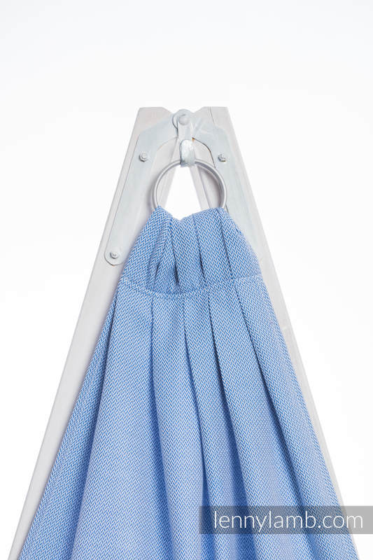 Ringsling, Herringbone Weave (100% cotton) - LITTLE HERRINGBONE BLUE - standard 1.8m #babywearing