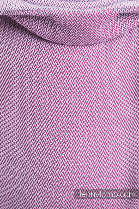 Nosidło Klamrowe ONBUHIMO splot jodełkowy (100% bawełna), rozmiar Standard - MAŁA JODEŁKA PURPUROWA  #babywearing