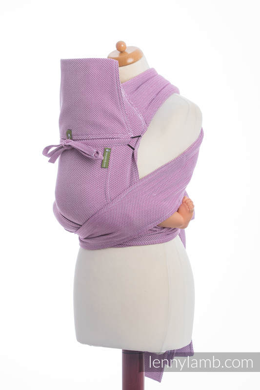 Mei Tai carrier Toddler with hood/ herringbone twill / 100% cotton / LITTLE HERRINGBONE PURPLE   #babywearing