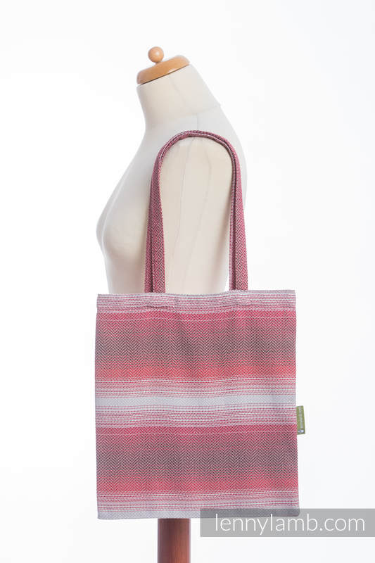 Shopping bag made of wrap fabric (100% cotton) - LITTLE HERRINGBONE ELEGANCE  #babywearing