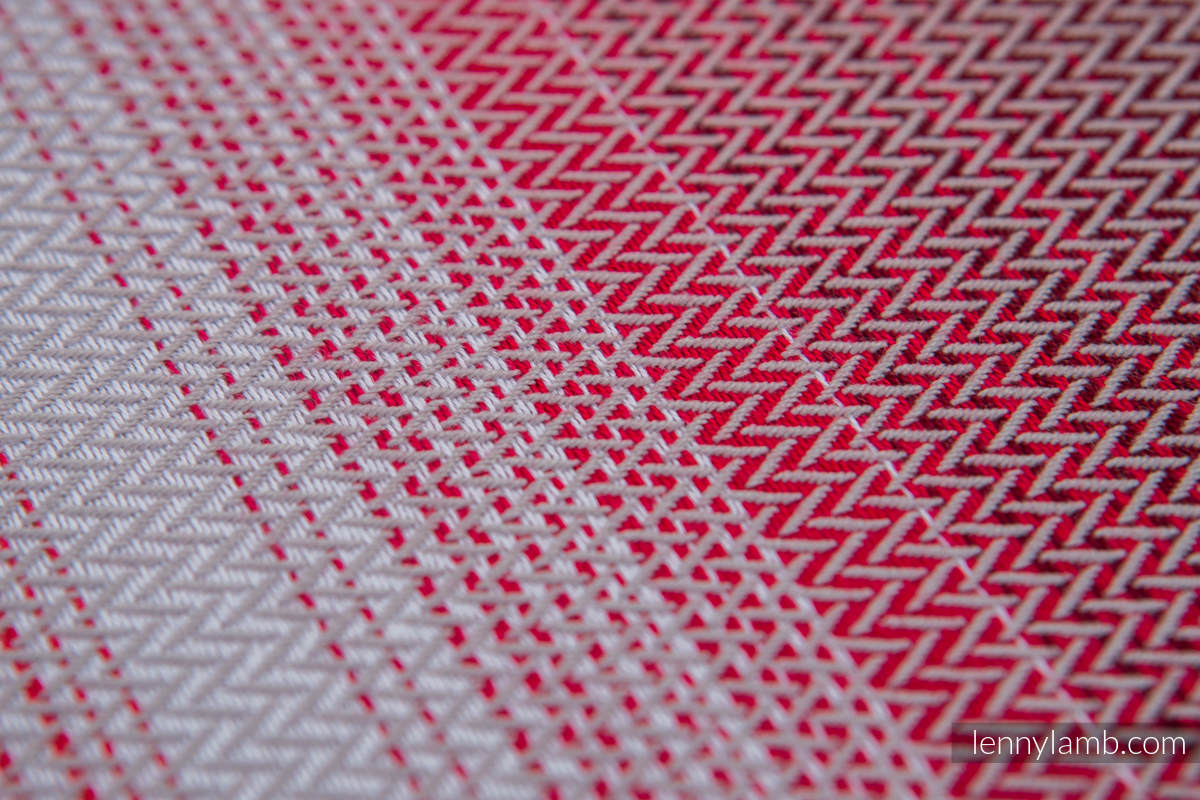 Fascia portabebè, tessitura spina di pesce (100% cotone) - LITTLE HERRINGBONE ELEGANCE - taglia M #babywearing