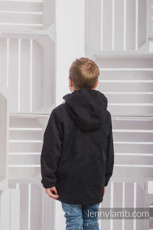 Parka Coat for Kids - size 116 - Black & Diamond Plaid #babywearing
