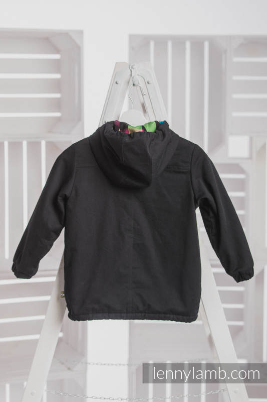 Parka Coat for Kids - size 134 - Black & Diamond Plaid #babywearing