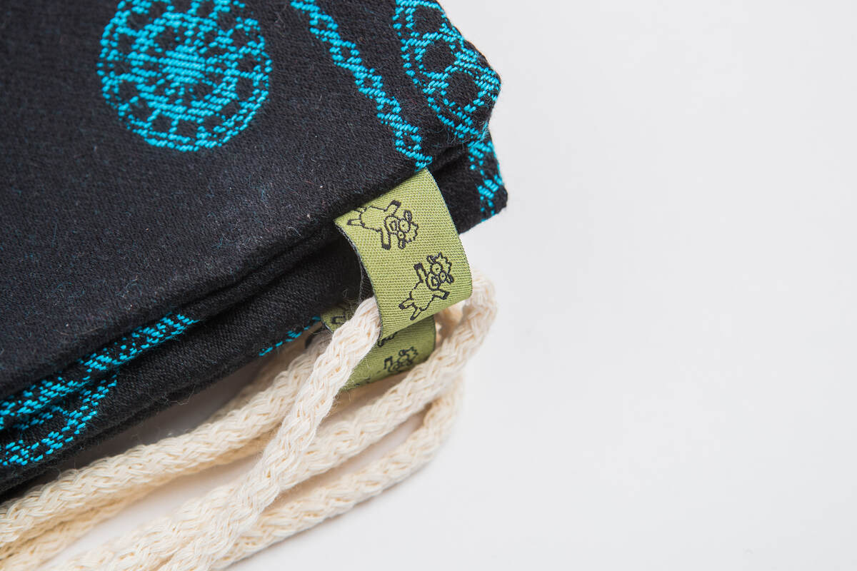 Plecak/worek - 100% bawełna - BOSKA KORONKA - uniwersalny rozmiar 32cmx43cm #babywearing