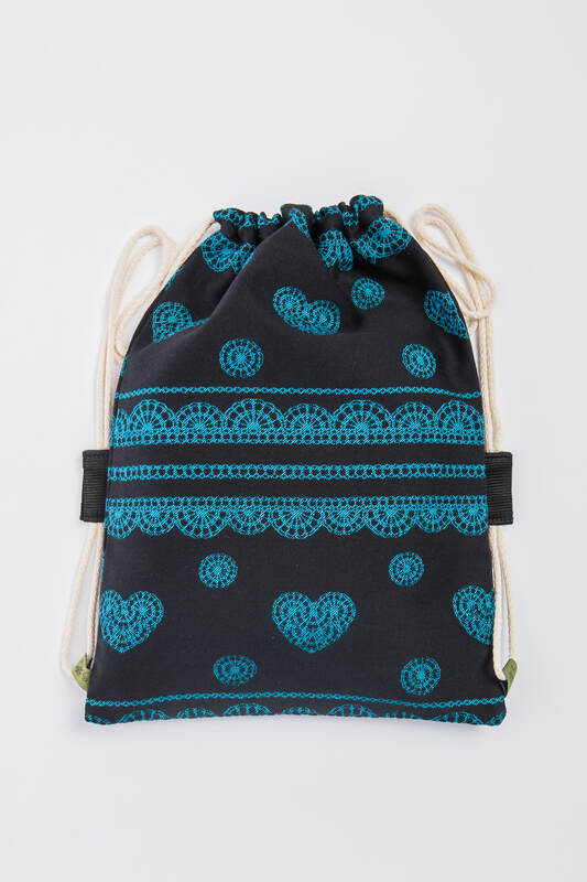 Plecak/worek - 100% bawełna - BOSKA KORONKA - uniwersalny rozmiar 32cmx43cm #babywearing