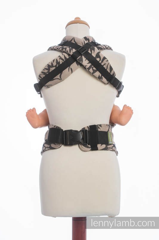 Nosidełko Ergonomiczne z tkaniny żakardowej 100% bawełna , Baby Size, TYGRYS BENGALSKI 2.0 - Druga Generacja #babywearing