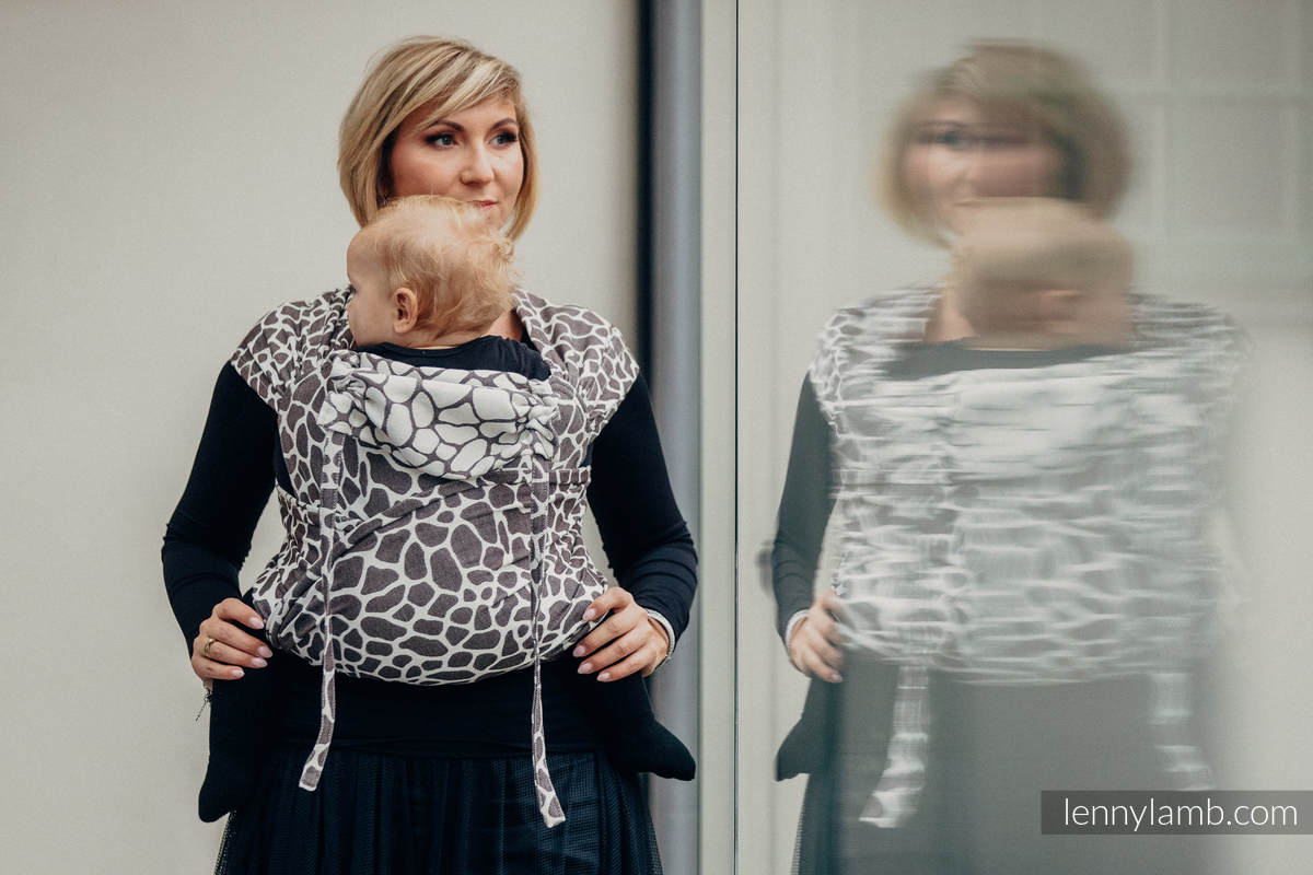WrapTai - draagdoek-achtige drager, Maat Mini, GIRAFFE  #babywearing