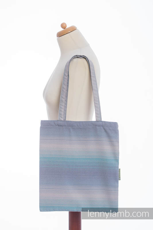 Einkaufstasche, hergestellt aus gewebtem Stoff (100% Baumwolle) - DIAMOND ILLUSION LIGHT  #babywearing