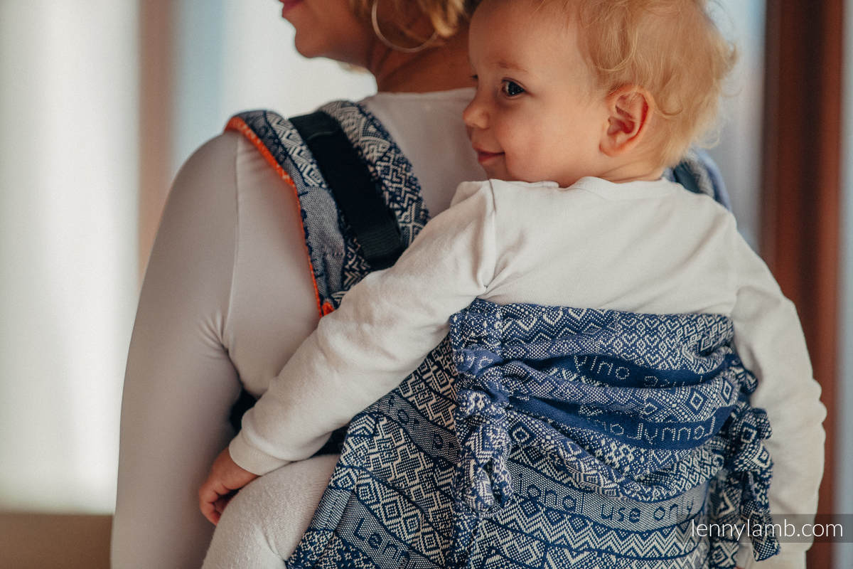 Nosidło Klamrowe ONBUHIMO  z tkaniny żakardowej (100% bawełna), rozmiar Toddler - EDYCJA DLA PROFESJONALISTÓW - ENIGMA 2.0 #babywearing