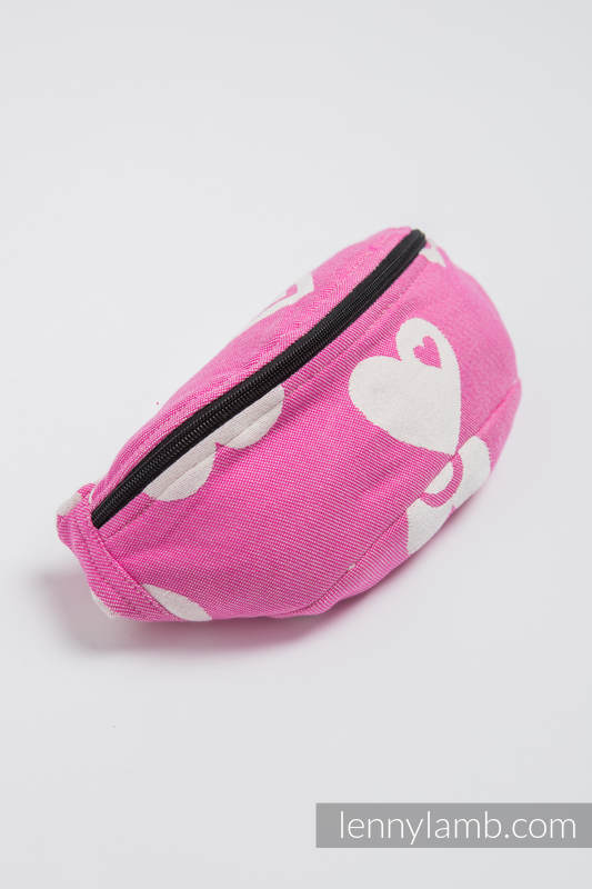 Waist Bag made of woven fabric, (100% cotton) - SWEETHEART PINK & CREME 2.0 #babywearing